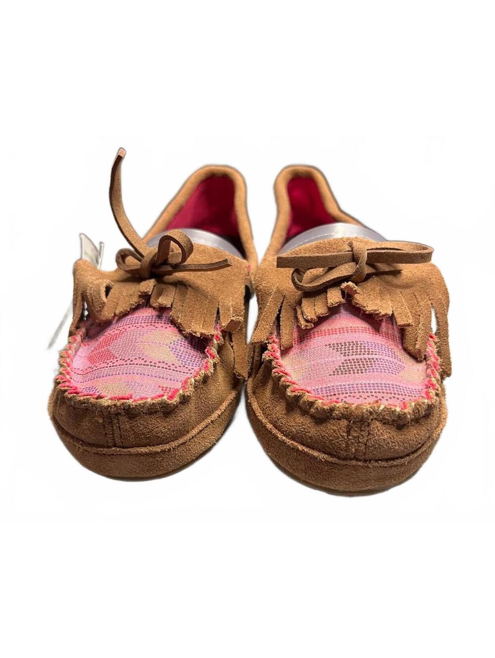 NWT Sanuk Lafayette Suede Slip-Ons, Desert Boho Modern Southwest Indie Size 10 - Picture 2 of 9